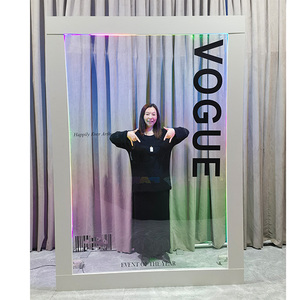 Cabina de Fotos Portátil de PVC con Diseño Personalizado para Exteriores, Cabina de Fotos con Ángulo Alto para Bodas, en Venta, Marco de Cabina de Fotos con Iluminación - Product Image 4