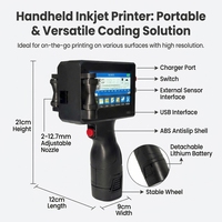 Imprimante jet d'encre portable TIJ thermique à jet d'encre de 1/2 pouce pour le codage de date d'expiration, vente en gros à bas prix