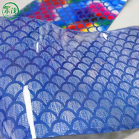 Film TPU imperméable, anti-rayures, réfléchissant et lisse, avec logo personnalisé en jacquard Ripstop coloré, pour sac à main, trousse de maquillage, bricolage