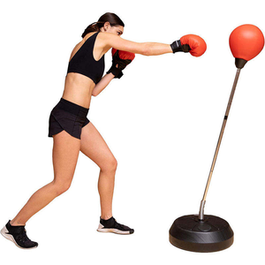Saco <span class=keywords><strong>de</strong></span> <span class=keywords><strong>Boxeo</strong></span> Ajustable, Saco <span class=keywords><strong>de</strong></span> <span class=keywords><strong>Boxeo</strong></span> Pesado con Soporte, Bola <span class=keywords><strong>de</strong></span> Velocidad <span class=keywords><strong>de</strong></span> PVC para Entrenamiento Físico - Product Image 4