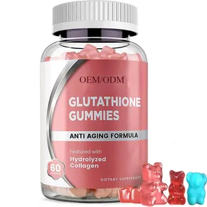 Accepteer Oem/Odm L-Glutathion Met Collageen Gummies Huidverlichtende Glutathion Whitening Huid