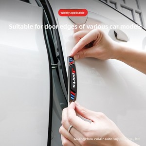 Yeni Gelen Kişiselleştirilmiş Spor Tarzı Araba Kapı Tampon Şeridi Kalınlaştırılmış PVC Kapı Kolu Koruyucu Etiketler Araçlar - Product Image 2
