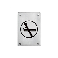 Fabricant de plaques de signalisation décoratives rondes personnalisées pour hôtels, avec logo d'avertissement et interdiction de fumer