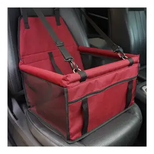 Durable <strong>Pet</strong> Car <strong>Booster</strong> Seat Dog Front Protector Car Seat with Zipper Storage Pocket Suitable for Small Medium <strong>Pets</strong> up to 20 Lbs - Product Image 1
