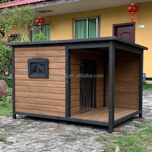SDD019, casa de perro clásica de lujo para exteriores, grande, resistente a la intemperie, diseño ecológico, muebles para mascotas, perrera para cachorros, todas las estaciones - Product Image 2