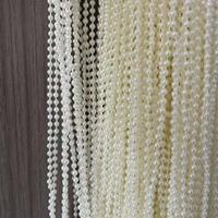 Untaian Mutiara Putih 2.5-3mm, Rangkaian Mutiara Imitasi untuk Dekorasi Pernikahan, Natal, Kue, Rangkaian Bunga, Dapat Digunakan Kembali, Tahan Lama