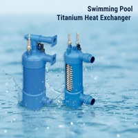 Échangeur de chaleur en tube de titane HXY avec enveloppe en PVC |   Pompe à chaleur pour piscine 1-25HP |   Économie d'énergie, respectueux de l'environnement |   Corrosion de l'eau de mer