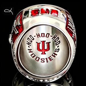 Nhẫn vô địch Indiana University Mountainers 2025-2026, 16 trận thắng, bản sao, bộ sưu tập dành cho người hâm mộ NCAA, hợp kim mạ bạc 925 - Product Image 4