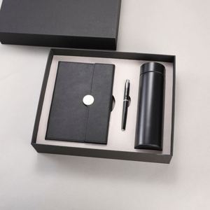 Luxury Corporate Custom Logo Promotional A5 Pu Notebook Planner and Thermos Cup <b>Pen</b> 3pcs Office Business Notebook Gift Sets - Product Image 4