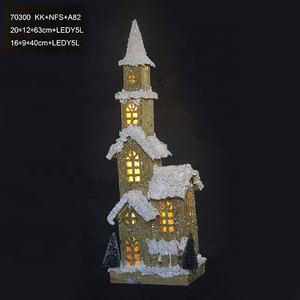 LED Noël <span class=keywords><strong>maison</strong></span> en bois village nouvelle arrivée <span class=keywords><strong>maison</strong></span> <span class=keywords><strong>miniature</strong></span> en bois <span class=keywords><strong>pour</strong></span> la décoration <span class=keywords><strong>de</strong></span> Noël - Product Image 3