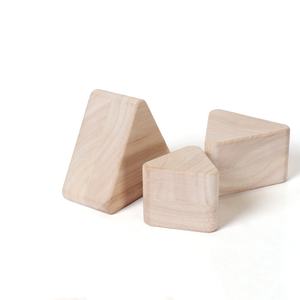 Ensemble de triangle en bois Orff pour la percussion, jouet musical sensoriel d'apprentissage précoce pour la maternelle - Product Image 1
