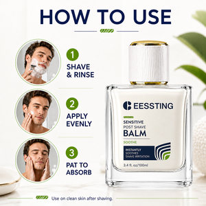 Baume après-rasage hydratant et réparateur pour hommes, anti-irritation, portable, pour soins post-rasage (OEM/ODM) - Product Image 5
