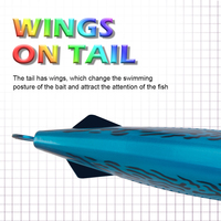 Vente en gros de leurres en silicone dur, type stickbait, 150 mm 85 g, 190 mm 168 g, pour la pêche au gros et la pêche à la traîne en eau salée