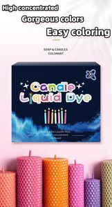 30 Colors 10ml Set Liquid Candle Pigment Candle Dye for <b>soy</b> <b>wax</b> easy to use High Concentrated Colorant for DIY Candles and Soap - Product Image 6