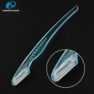 D106 Rasoir de précision pour <span class=keywords><strong>femme</strong></span> à lame simple, avec manche en plastique, <span class=keywords><strong>tondeuse</strong></span> à sourcils - Product Image 6