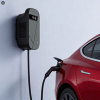 Chargeur de voiture électrique avec prise GBT 7 kW AC Type 2 Wallbox avec connecteur standard chinois et RFID