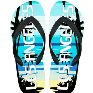 Chanclas Personalizadas al por Mayor con Diseño de Recuerdo Urbano, Sandalias de Playa con Impresión Digital Estilo Los Ángeles, Directo de Fábrica - Product Image 3