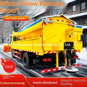 Véhicule de déneigement et d'épandage de sel monté sur véhicule, pour le déneigement et l'élimination de la glace sur les surfaces routières - Product Image 1