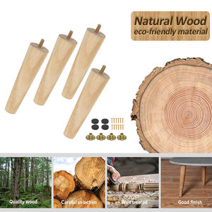 4 шт., деревянные ножки для кухни - Product Image 3