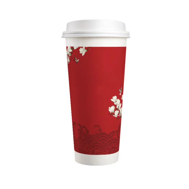 Kingwin изготовленный на заказ горячий бумажный рукав для поп-чашек изготовленный на заказ бумажный рукав для кофейных чашек поп-печать бумажные чашки для кофе с логотипом