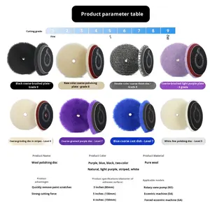 Polisseuse de <span class=keywords><strong>voiture</strong></span> Beilang avec réparation de rayures de disque de laine grossière et fine et outil de revêtement de surface de peinture de beauté - Product Image 4