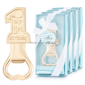Décapsuleur de bière en alliage de zinc, thème Compétition Sportive Numéro <span class=keywords><strong>Un</strong></span>, pour cadeaux de baby shower et cadeaux de 1er <span class=keywords><strong>anniversaire</strong></span> - Product Image 1