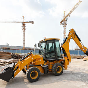 Livraison gratuite, nouvelle chargeuse-pelleteuse, utilisation agricole, mini tracteur à 4 roues motrices, chargeuses-pelleteuses, chargeuse sur pneus à vendre - Product Image 1