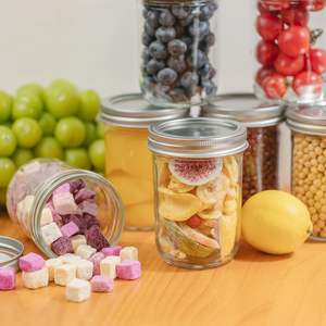 Venta al por Mayor de Frascos de Vidrio Personalizados para Condimentos, Frascos Pequeños Tipo Mason de 4oz, 8oz, 12oz y 1 Galón con Tapas de Silicona - Product Image 4