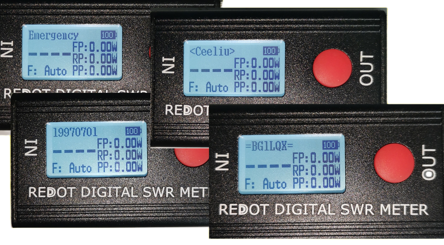 RD106P REDOTデジタルSWRメーターSWRパワーメーター120W FMB VHF UHF80