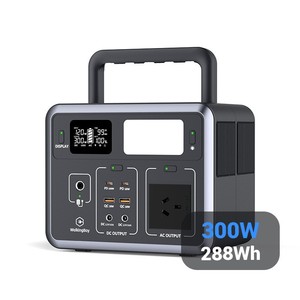 Générateur solaire 300W LiFePO4, station d'alimentation pour le camping et l'utilisation en voiture, 110V/220V, alimentation de secours à domicile, lampe de poche, charge rapide - Product Image 3