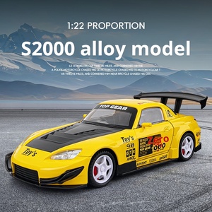 Modellino <span class=keywords><strong>Auto</strong></span> in Metallo Pressofuso S2000 Scala 1:22 con Parti Apribili, Luci, Suono, Funzione Pull-Back, Sterzo e Specchietti Pieghevoli - Per Bambini - Product Image 1