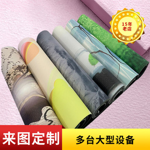 Esterilla de yoga rectangular TPE antideslizante para mujeres, ejercicio de baile y fitness en casa - Product Image 3