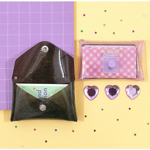 Korean style PVC transparent <b>card</b> <b>holder</b>, jelly-like <b>card</b> <b>holder</b>, business <b>card</b> <b>holder</b>, coin purse, key pouch, public transport - Product Image 5