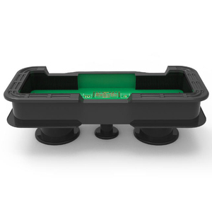 YH Standard Quality High-end Deluxe Professional Quality Black <strong>Craps</strong> <strong>Table</strong> For Entertainment - Product Image 5