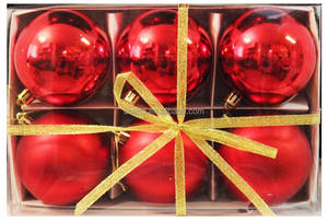 Vente en gros d'ornements de Noël suspendus en verre boule de Noël ornements de haute qualité arbre de Noël suspendus boule de décoration personnalisée - Product Image 6