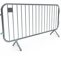 Barrière de sécurité pour événements, clôture en acier pour le contrôle des foules, barricade pour concert, marathon