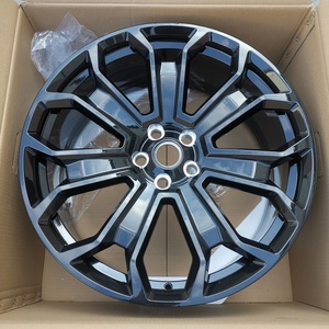 Jantes forgées sur mesure YQ de qualité supérieure 6061-T pour Defender <span class=keywords><strong>Range</strong></span> <span class=keywords><strong>Rover</strong></span> <span class=keywords><strong>Velar</strong></span> 21 22 23 24 pouces <span class=keywords><strong>Noir</strong></span> brillant PCD 108 120 - Product Image 3