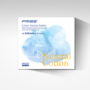 Serviettes hygiéniques anions ultra minces logo personnalisé OEM d'usine Serviettes hygiéniques en coton biologique respirant super absorbant - Product Image 5