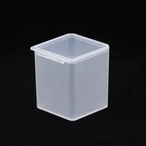 Plastic Storage Boxs Design Packaging Clear Square Multipurpose Display Case Transparent Electronic Customized Silk Screen ROSH