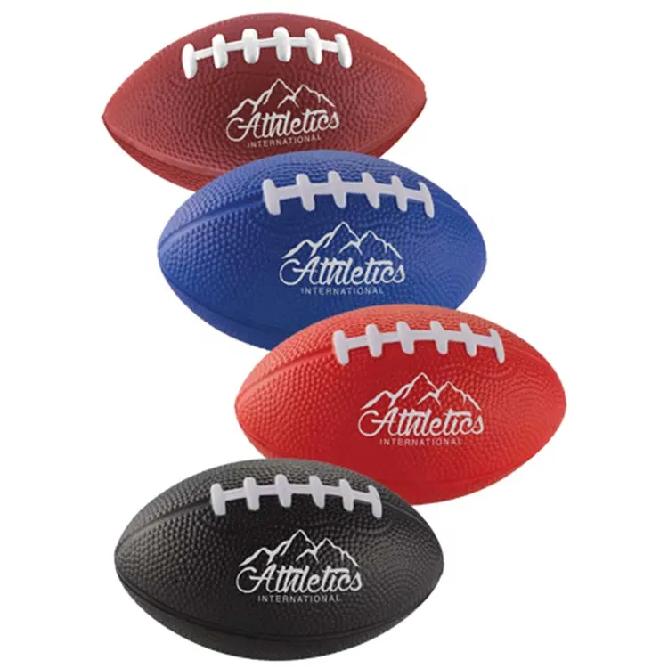 American Football geformter PU Rugby Stress Ball mit benutzer definiertem Druck