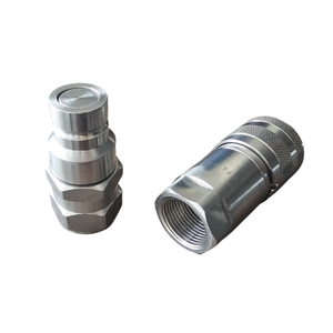 Raccord rapide <span class=keywords><strong>hydraulique</strong></span> à face plate de remplacement 2FFN/2FFI plus rapide ISO16028 pousser pour connecter 1/2 "BSP raccord rapide - Product Image 2