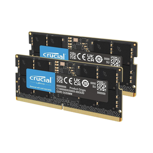 Penting 64GB DDR5 Kit memori <span class=keywords><strong>Laptop</strong></span> SODIMM 262-Pin, kompatibel untuk generasi ke-13 Intel Core AMD untuk Ryzen 6000 5600MHz pilihan kecepatan - Product Image 1