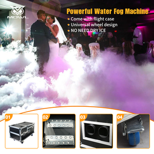Machine à brouillard d'eau basse 3000W avec écran numérique et contrôle <span class=keywords><strong>DMX</strong></span>, livraison gratuite depuis l'entrepôt américain - Product Image 3