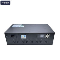 Prise PDU Intelligente Gelongtu avec Surveillance à Distance, Protection Contre les Fuites, Protocole SNMP/SSH/Telnet, Entrée 16A, Sortie 8x10A