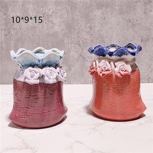 <span class=keywords><strong>2023</strong></span> Offre Spéciale nouveau pot de fleur fait à la main coréen <span class=keywords><strong>3D</strong></span> fleur en céramique plantes succulentes pots planteur - Product Image 2