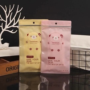 Bolsa con Cierre de Cremallera Transparente Personalizada, Reciclable, con Sellado de Tres Lados y Válvula, para Empacar Calcetines, Ropa Interior y Zapatos de Niños - Product Image 5