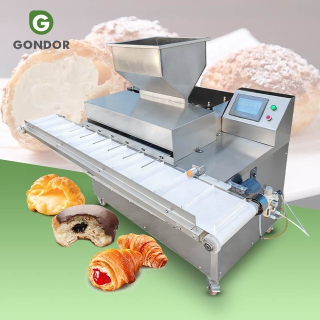 Jam Donut Auto Bread Injector Croissant Macha Automated Cheese Cream Puff Fill Inject Chocolate Machine