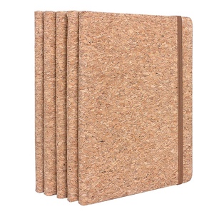 Lange Groothandel Klasgenoot Gelinkte Pagina Houten Cover Notebook Elastische Band A5 Dagboek Kurk Notebook - Product Image 1
