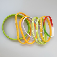 Bracelets en silicone personnalisés avec textes motivants, fins, largeur 6 mm, bandeaux en caoutchouc de silicone, attaches pour cheveux, bracelet pour fille, cadeau