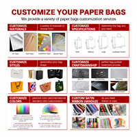 Tas Kertas Belanja Grosir Cetak Logo Custom, Tas Kertas Kemasan Pakaian & Sepatu, Tas Kertas Butik Mewah